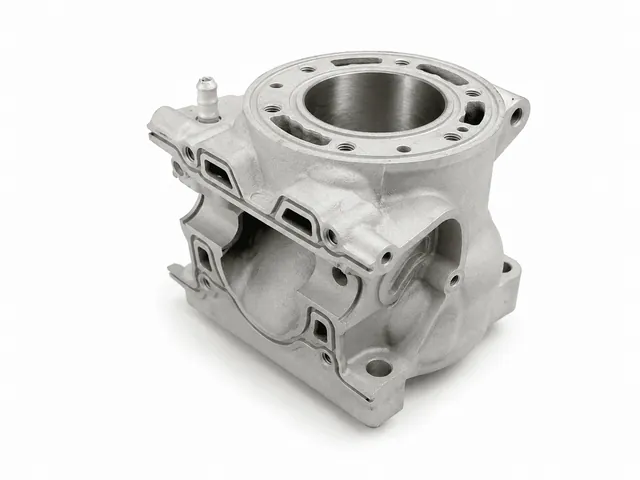KTM EXC/SX 125 2-Takt-Zylinder, neu verchromt mit Wiederherstellung der Nickel-Siliziumkarbid-Beschichtung und T-Shape-Politur.