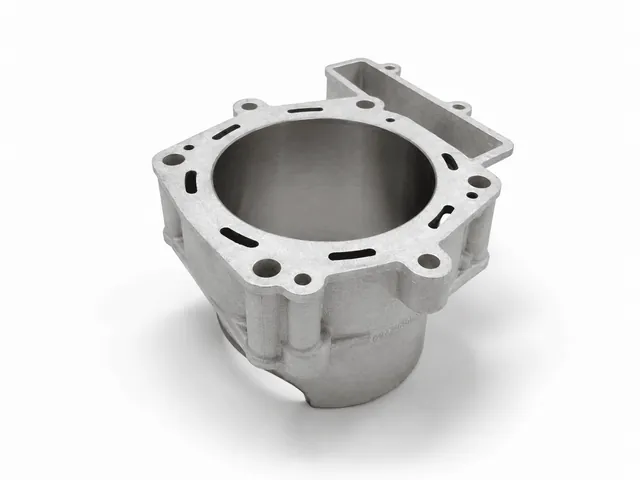 Husqvarna TC 449 4-Takt-Zylinder, neu verchromt mit Wiederherstellung der Nickel-Siliziumkarbid-Beschichtung und T-Shape-Politur.